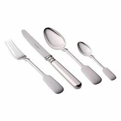 Robbe & Berking 24 Teilig Menübesteck Alt Spaten 925 Sterlingsilber Poliert