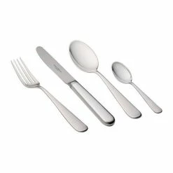Robbe & Berking 4 Teilig Menübesteck Dante 925 Sterlingsilber Poliert