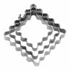 Städter Ausstechformen-Set 3-tlg Quadrat Gewellt Edelstahl 5/6/7 Cm