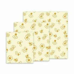 Nuts Innovations AG Bienenwachstücher-Set 3-tlg. Honigwaben