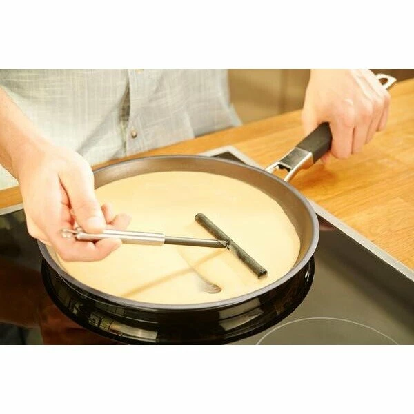 Rösle Crêpes Verteiler 18 Cm Rundgriff-Serie Schwarz 2 Rösle Crêpes Verteiler 18 Cm Rundgriff-Serie Schwarz – Bild 2