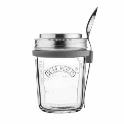 Kilner Frühstücksglas Mit Deckel Und Löffel 350 Ml