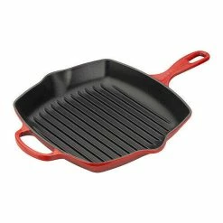 Le Creuset Grillpfanne 26 Cm Mit Gegengriff Signature Kirschrot