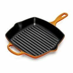 Le Creuset Grillpfanne 26 Cm Mit Gegengriff Signature Ofenrot