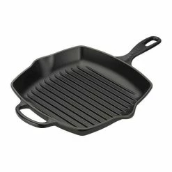 Le Creuset Grillpfanne 26 Cm Mit Gegengriff Signature Schwarz
