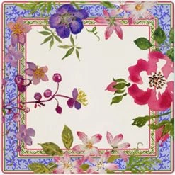 Gien Millefleurs Platte Eckig 17x17cm