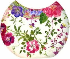 Gien Millefleurs Vase Halbmondförmig