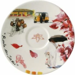 Gien Route Des Indes Espresso-Untertasse