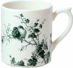 Gien Les Oiseaux Henkelbecher Weiß 0,26ltr.