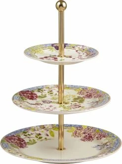 Gien Millefleurs Etagere 3-stöckig 30cm